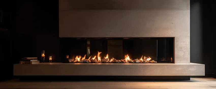 Gas Fireplace Ember Bed Design Services in University Park, Texas