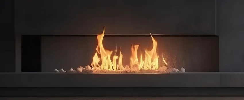 B-Vent Gas Fireplace Installation in University Park, TX