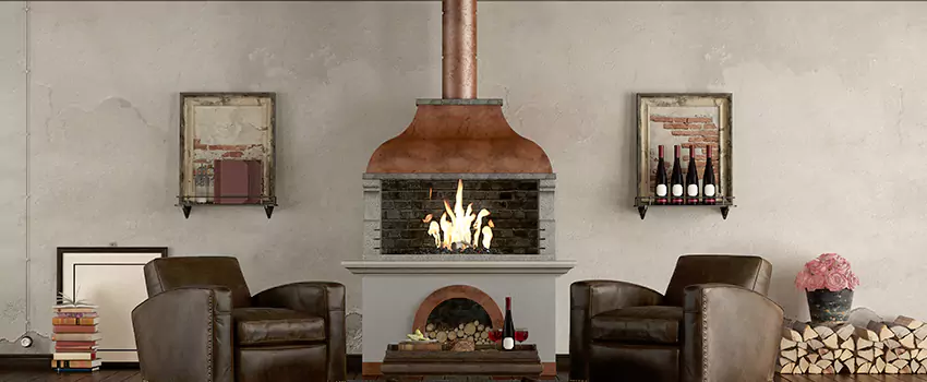Thelin Hearth Products Providence Pellet Insert Fireplace Installation in University Park, TX