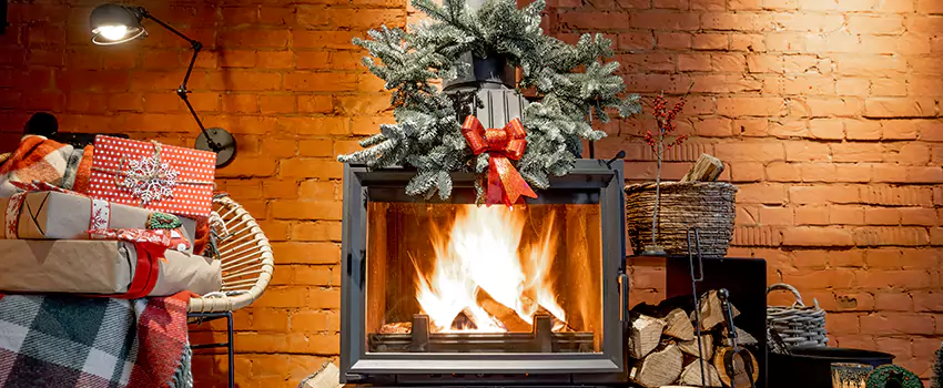 Travis Industries Linear Gas Fireplace Installation in University Park, Texas