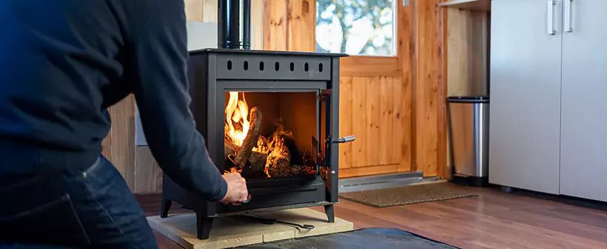 Open Hearth Wood Fireplace Installation in University Park, TX