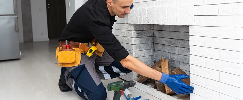 Fireplace Damaged Damper Frame Repair Services in University Park, Texas