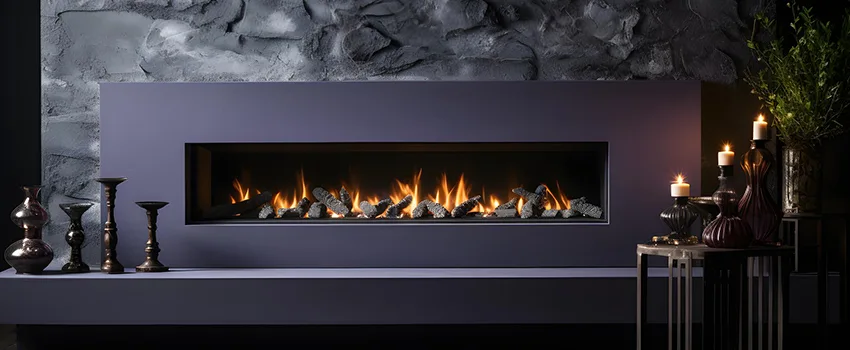 Ember Bed for Ventless Gas Fireplace in University Park, TX